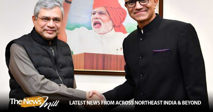 Ashwini Vaishnaw discusses AI, tech collaboration with Microsoft CEO Satya Nadella