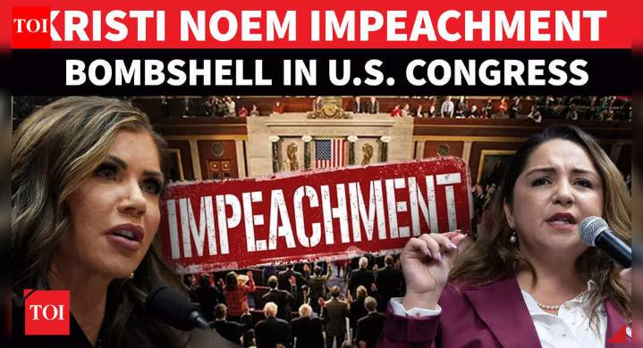 Kristi Noem IMPEACHMENT Announcement; '$172 Mn Jet Scandal, ICE Raids' To Haunt DHS Secy? US News