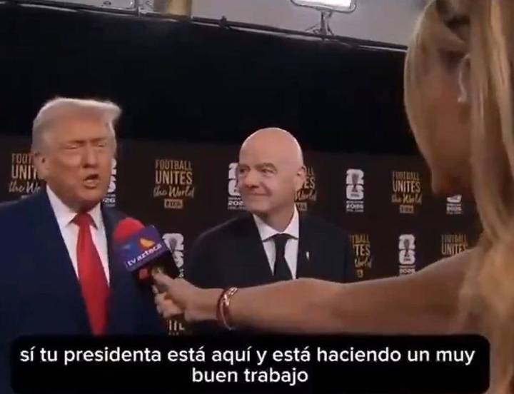 Aplaude Trump a Sheinbaum: Es una muy buena mujer’, dice en pleno acto de la FIFA