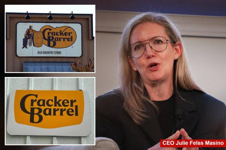 Cracker Barrel shares tumble over 10% after logo fiasco forces chain to slash forecast