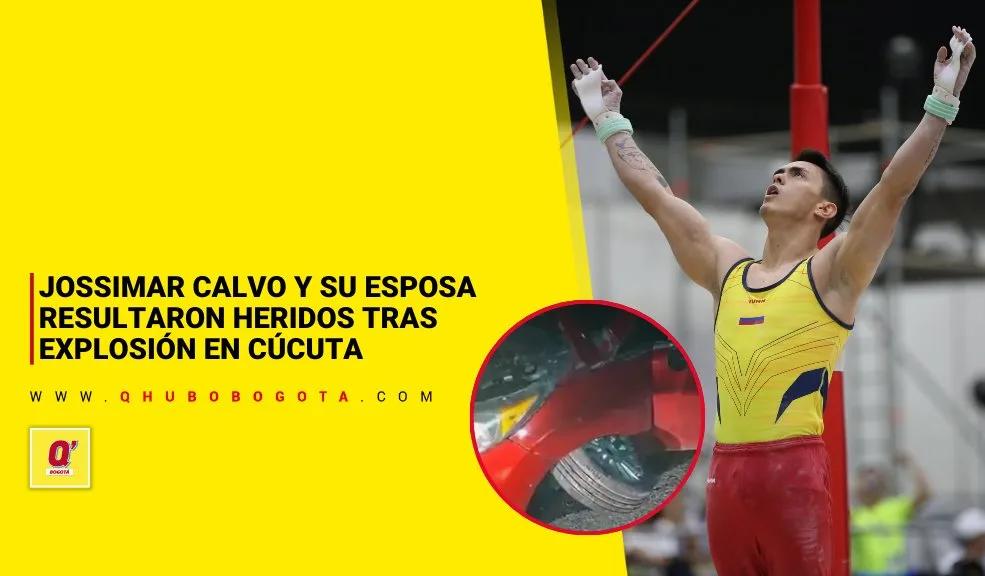 Jossimar Calvo y su esposa resultaron heridos tras explosión en Cúcuta