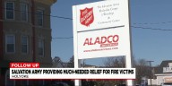 Salvation Army providing relief for fire victims