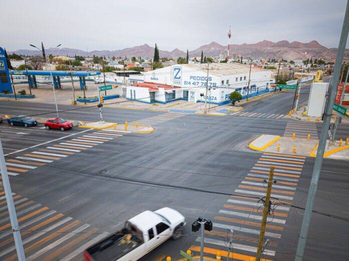 Municipio finaliza cruce seguro en la intersección de Zaragoza y Tecnológico