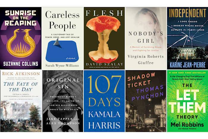 10 notable books of 2025: A posthumous memoir about Epstein, 'Hunger Games' and reliving 2024