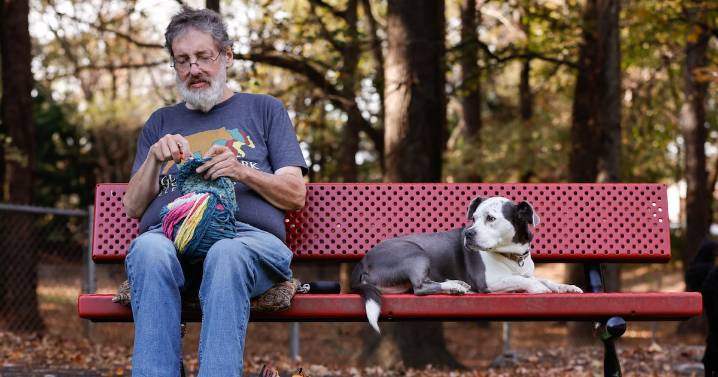 ‘Silly hat guy’ fills his days crocheting gifts for the sick and homeless