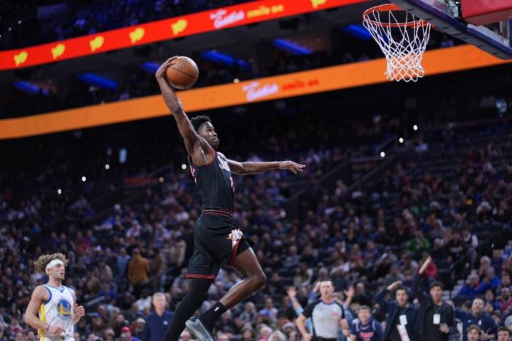 VJ Edgecombe’s star moment saves 76ers against Warriors