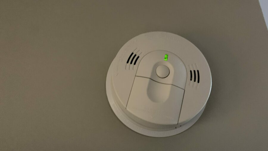 Smoke Detector Battery Conveniently Programmed to Expire and Chirp Loudly at 2 in the Morning