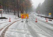 Sí, la borrasca Emilia ha dejado nieve en la cumbre de Gran Canaria pero ¡no es día para subir!
