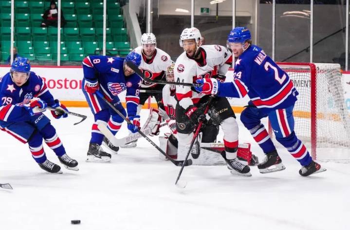 Amerks defeat the B Sens