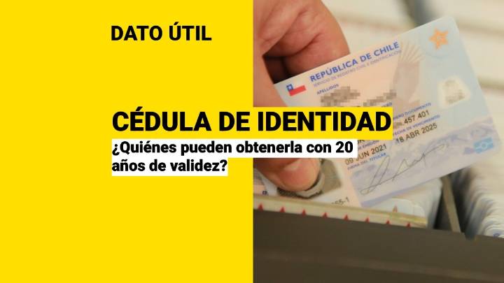 Carnet de identidad: ¿Para quiénes tendrá vigencia de 20 años?