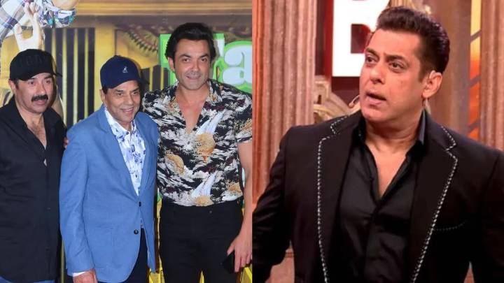 Salman Khan chokes up remembering Dharmendra and applauds Sunny and Bobby Deol