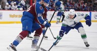 MacKinnon scores twice as the Avalanche beat the Canucks 3
