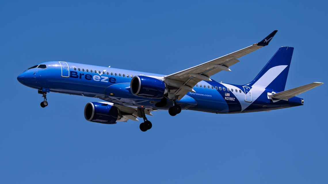 Breeze Airways adds nonstop flight from Bangor to Raleigh