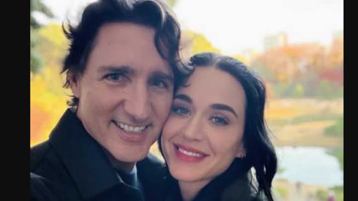 Comparte Katy Perry una romántica foto junto a Justin Trudeau
