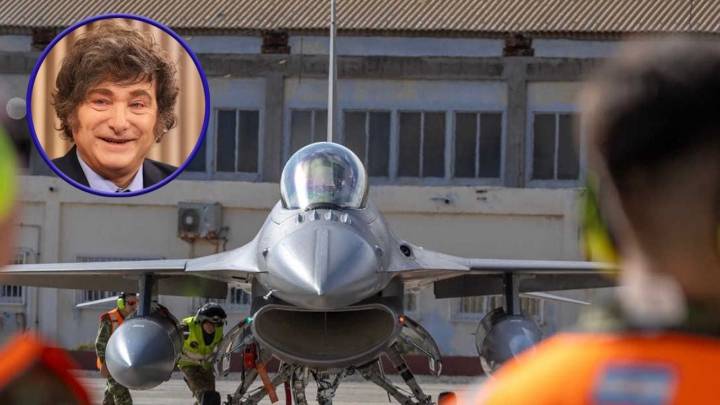 Javier Milei recibirá los nuevos aviones F-16 y volarán por la Ciudad de Buenos Aires