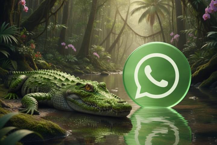 Paso a paso. Cómo activar el "modo cocodrilo verde" de WhatsApp