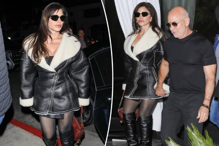 Lauren Sánchez sports $10K leather coat during date night with Jeff Bezos
