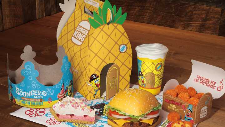 SpongeBob meal hits Burger King ahead of new movie. What's in it