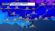Gulf Coast temperature tumble on the way with a hard freeze threat inland. Here's the timing: