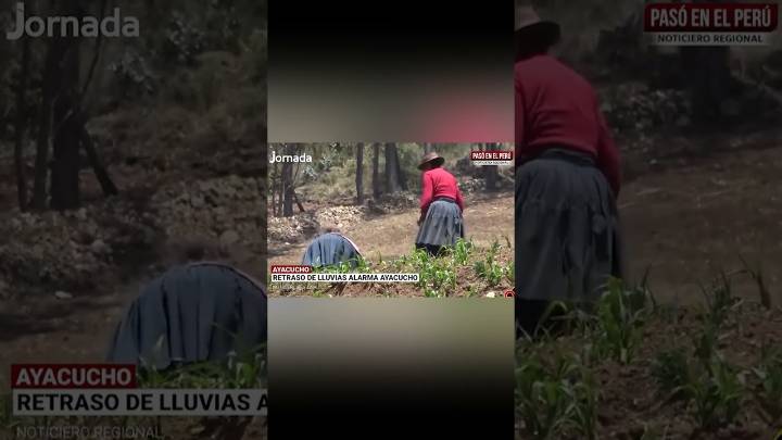 Ayacucho enfrenta un inusual retraso de lluvias y temen impacto en reservorios (VIDEO)