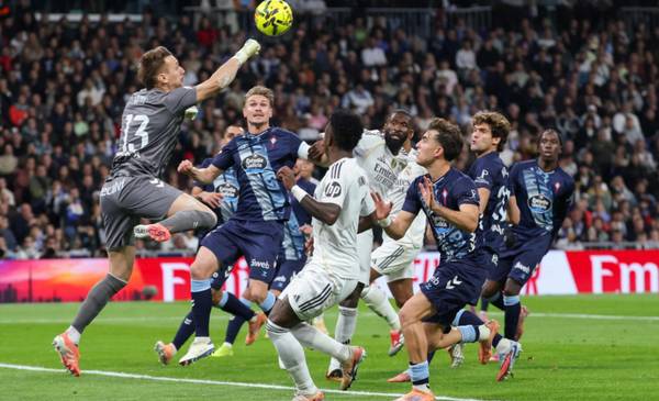 Real Madrid cayó ante Celta y quedó a cuatro del líder Barçelona