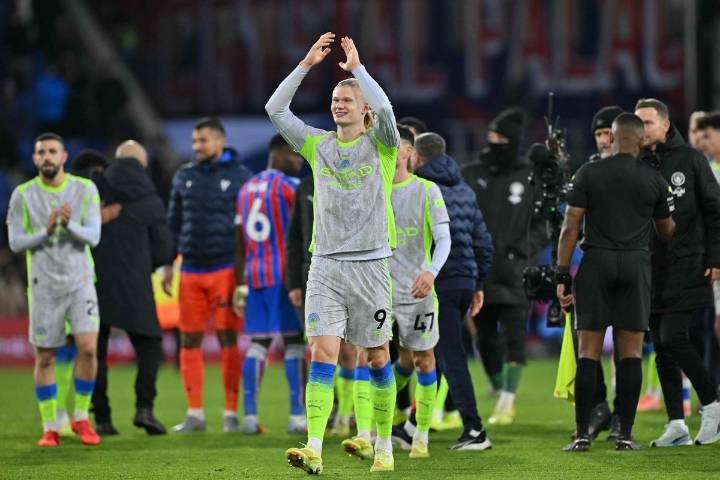 Haaland lidera victoria del Manchester City contra Crystal Palace