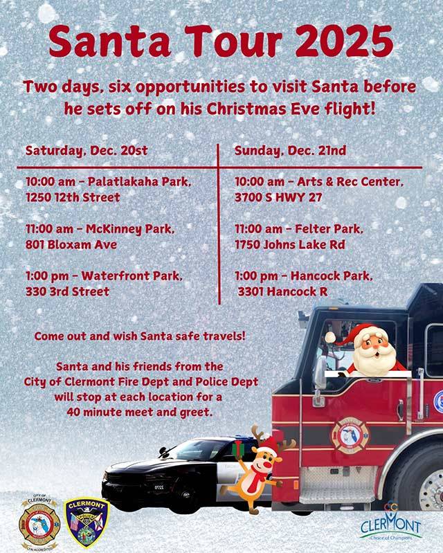 Santa Claus Is Coming to Town — With a First Responder Escort