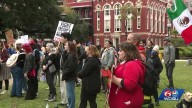 Protesters rally against border patrol agents in southeast Louisiana