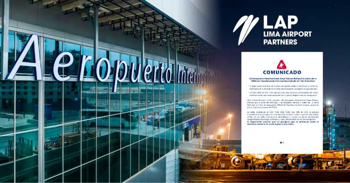 LAP inicia cobro de TUUA internacional el 7 de diciembre: Tarifa total asciende a más de 11 dólares