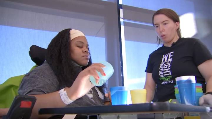 Woman paralyzed in Roxbury shooting fights to recover