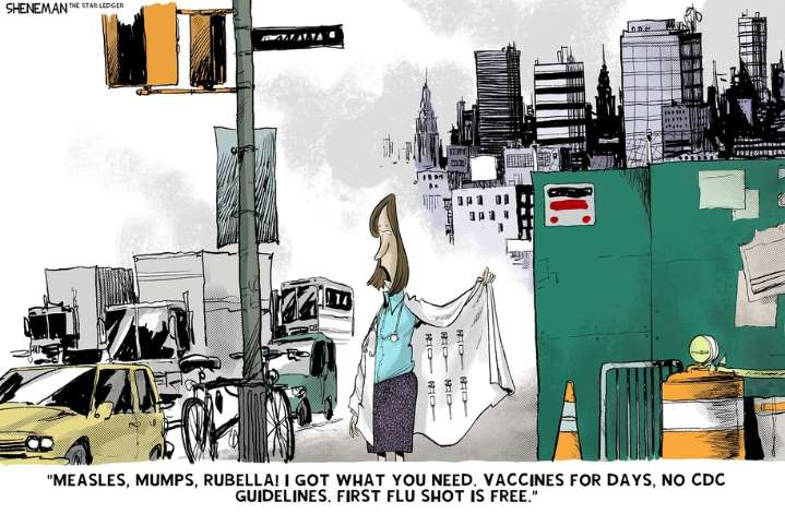 Cartoon: Drug dealers in Trump's America