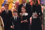 George, Charlotte and Louis get into the festive spirit at Kate’s carol service