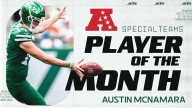 Austin McNamara Named AFC Special Teams Player of the Month
