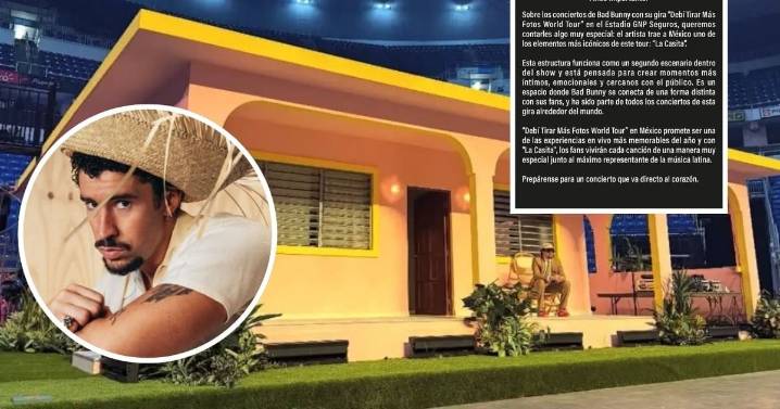 Ocesa aclara polémica por “La Casita” en conciertos de Bad Bunny en CDMX