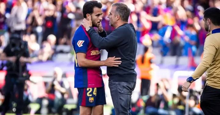 Muestra Hansi Flick satisfacción tras renovación de Erick García