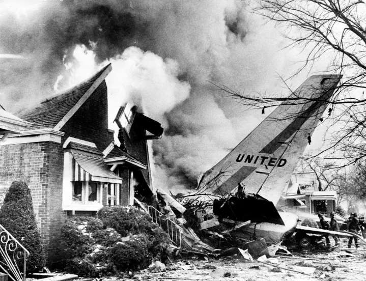 Today in Chicago History: United flight crashes into bungalows on approach to Midway airport, killing 45 people