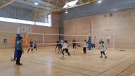 La cantera protagoniza el torneo de Navidad del Club Voleibol Huesca