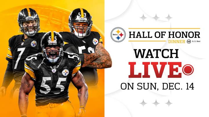 Steelers to livestream Hall of Honor Dinner