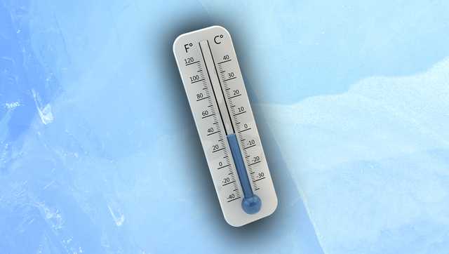 Falling temperatures Sunday