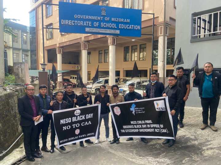 NESO calls for black day protest against CAA across NE states