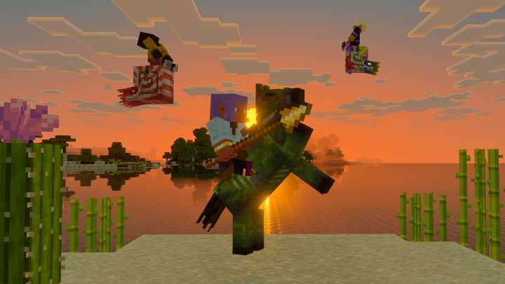 Minecraft's Mounts of Mayhem drop brings spears, new zombies, and the nautilus