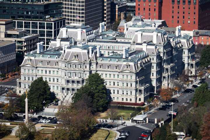 Trump urges court to hear Eisenhower building issues in February