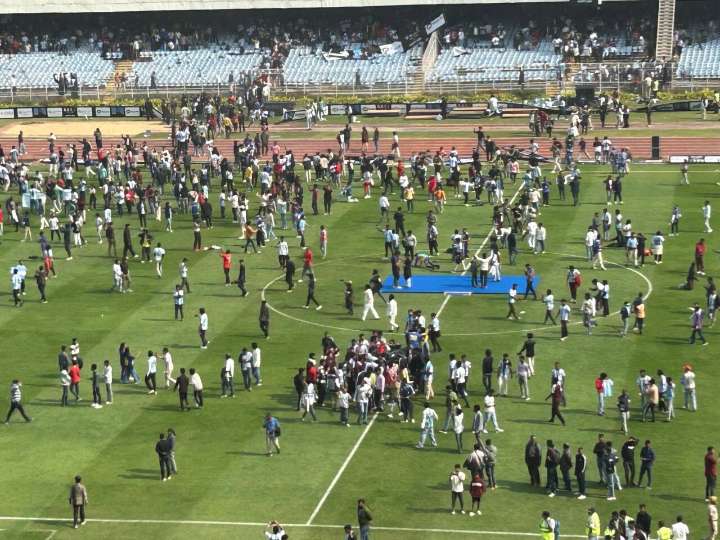 ‘Royal mess’ at Salt Lake Stadium after Messi’s Kolkata appearance cut short