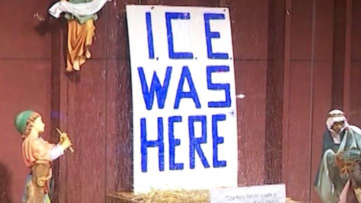 Massachusetts church displays anti-ICE nativity scene