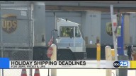 Holiday shipping deadlines
