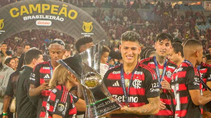 Así fue la asistencia de Jorge Carrascal para que Flamengo saliera campeón del Brasileirão