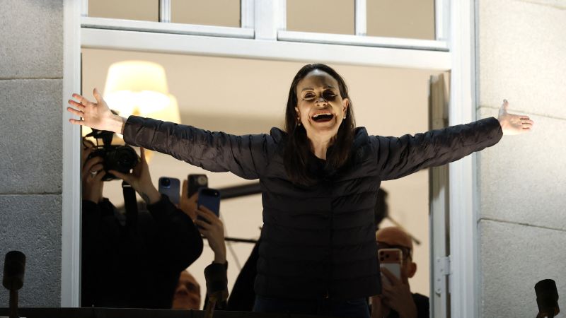 Conferencia de prensa de María Corina Machado en Noruega, en vivo