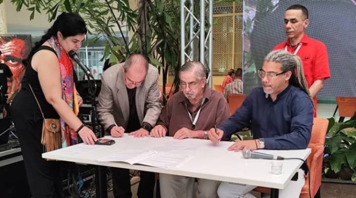 Cinematecas de Venezuela y Cuba firman acuerdo de cooperación