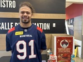 Alouettes player launches holiday food drive to help Montreal families in need