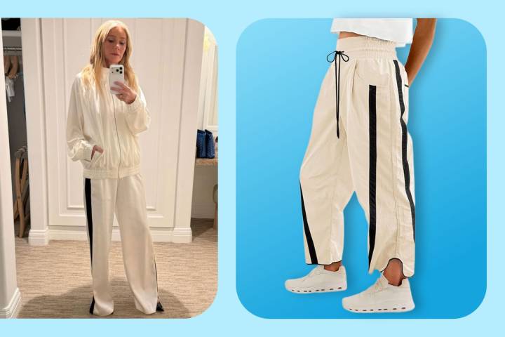 Gwyneth Paltrow Wore Track Pants, Get the Look